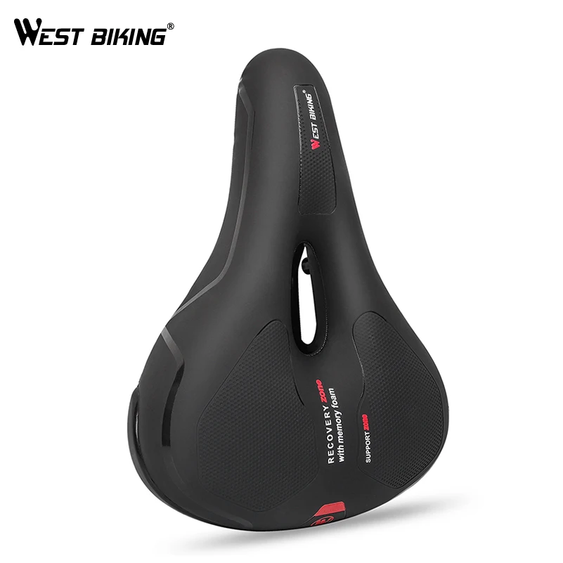 WEST BIKING утолщенное велосипедное седло удобное переднее сиденье для горного