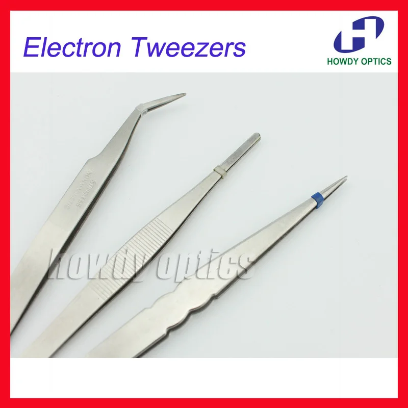 

3pcs Glasses Screws Stainless Steel Electron Tweezers Tools Free Shipping