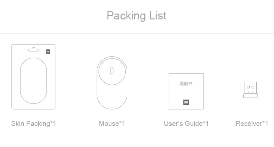Original Xiaomi Mouse Wireless Mouse Youth Version Portable Mice For Macbook Mi Notebook Laptop 1200 DPI For Overwatch Dota2 -11