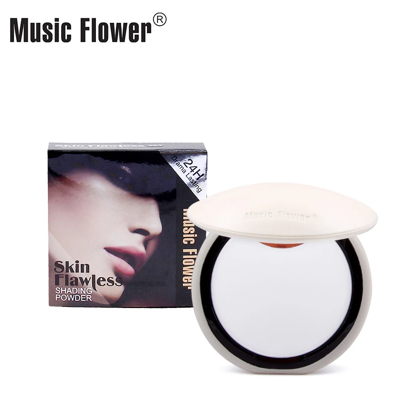 Дропшиппинг Music Flower затенение компактная пудра основа 24 H драма стойкий масло-контроль консилер натуральный макияж
