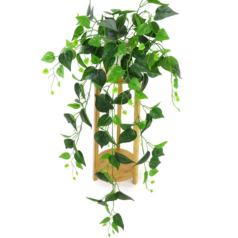 8 Вилки 110 см Моделирование Creeper Зеленые растения для прополка домашний сад окна украшение для лестниц искусственные лозы Ratten завод