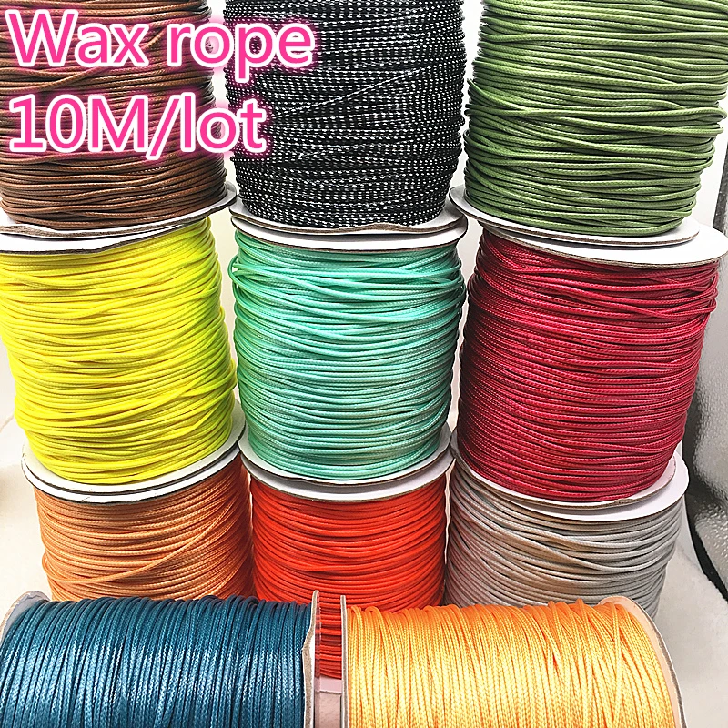 1 Meters Wax Waxed Nylon String Rope for DIY Bracelet Jewelry Making Finding