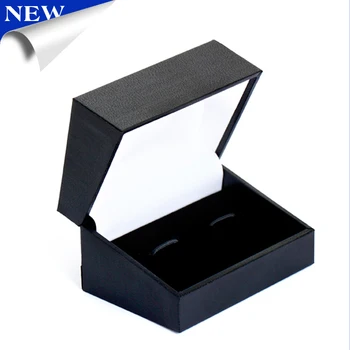 

Black Gift Box Packing For Cufflink Box Hardcover Wholesale