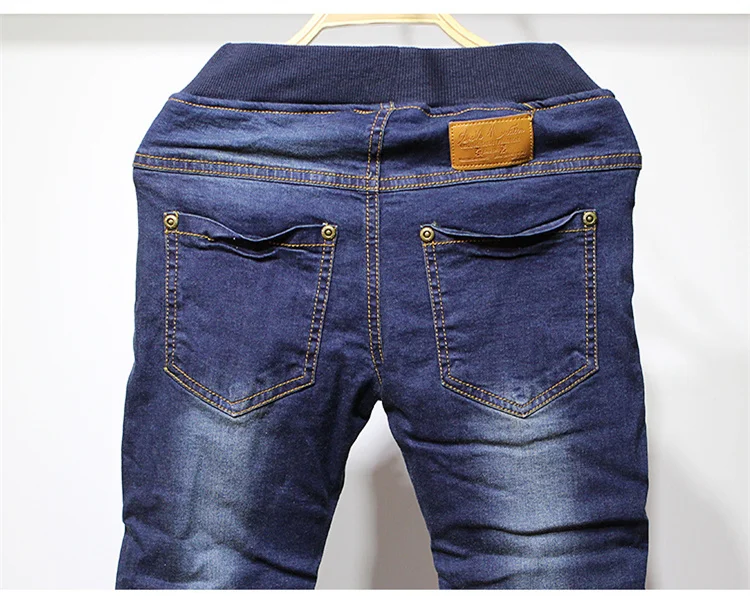 3-10 y child winter pants for boys jeans kid denim pants spring autumn boy clothes children elastic jeans warm trousers 10 years (7)
