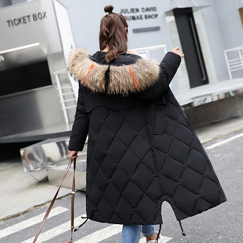 Goedkoop Beieuces Winter Jas Vrouwen Faux Fur Hooded Parka Jassen Vrouwelijke Lange Mouwen Dikke Warme Sneeuw Wear Jacket Jas Mujer Gewatteerde tops