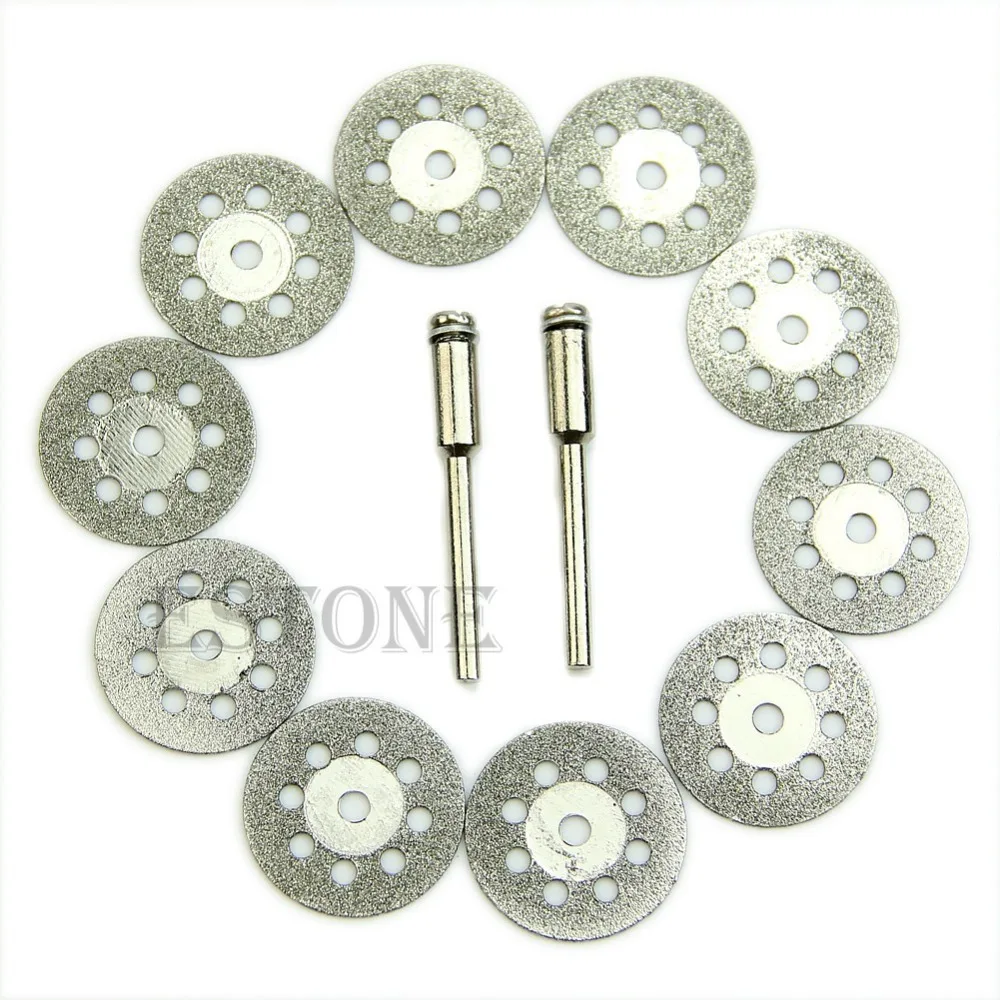 1 Set 10pcs Circular Saw Blades Cutting Wheel Discs Mandrel Cutoff Rotary Tool | Инструменты