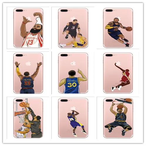 

For iphone se case academia For fundas iphone 7plus 8 6s Comic NBA Basketball star one plus 6 case for iphone accessories PY70
