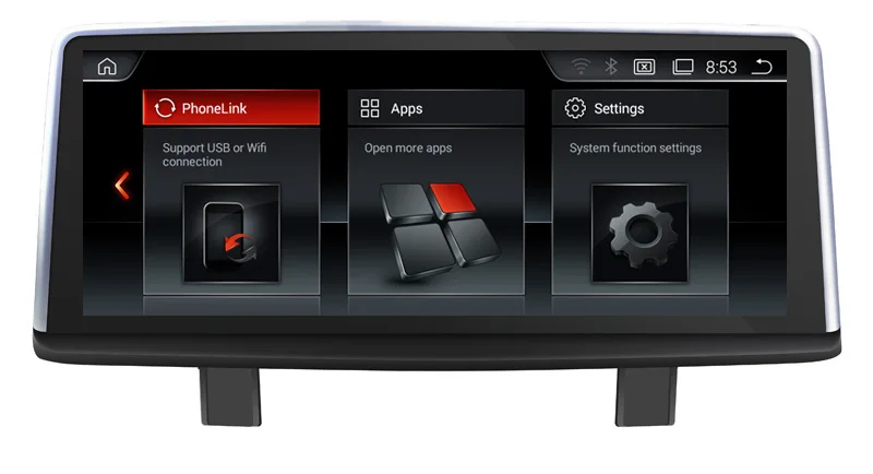 Excellent 10.25" Quad Core Android 4.4 Car DVD for BMW X1 F48 F49 2018 Original EVO System With BT 16GB Nand Flash 3G Wifi Mirror Link GPS 3