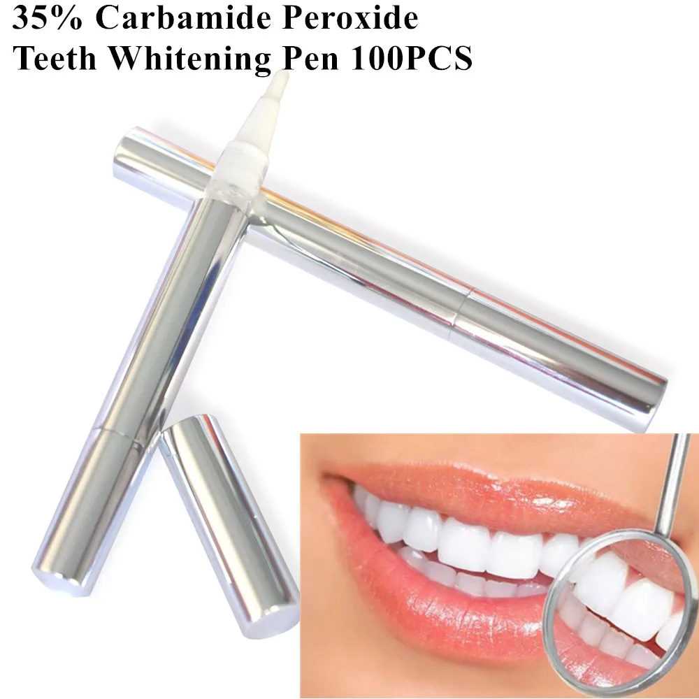 100PCS/Pack 35 Carbamide Peroxide Dental Teeth Whitening Gel Pen Stain