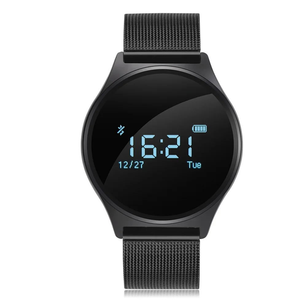 Accewit M7 круглый Смарт часы Водонепроницаемый SmartWatch крови Давление монитор