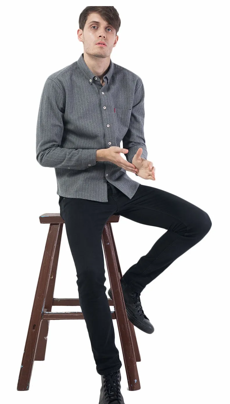 men's flannel striped shirt 21