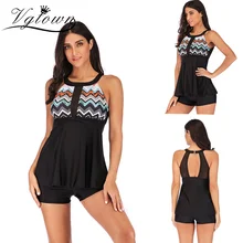 VGTOWN танкини купальники для женщин купальник Танкини Купальники малышек Винтаж ретро купальный костюмы Пляжная одежда плюс размеры 6XL