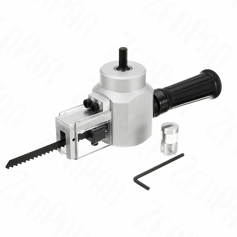 

Double Head YT-180A Wood Sheet Metal Nibbler Cutter Power Drill Attachment Holder Tool