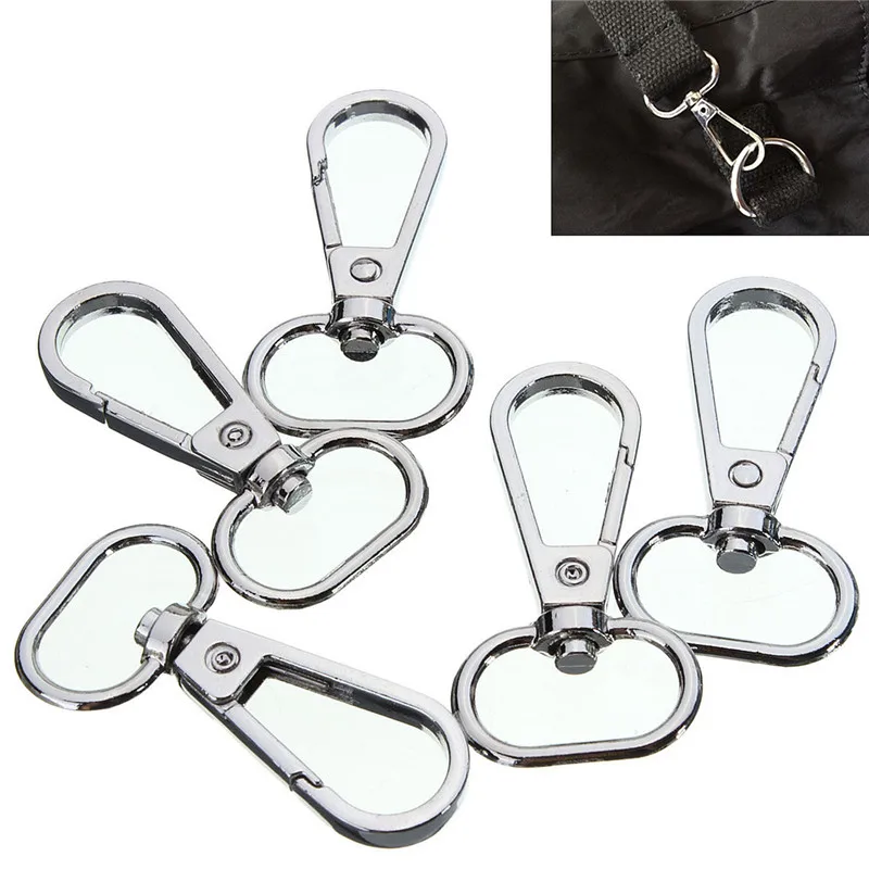 

4 Colors 5Pcs 48mm Bag Clasps Lobster Swivel Trigger Clips Snap Hook For 20mm Strapping For DIY Accessories Keychain Parts