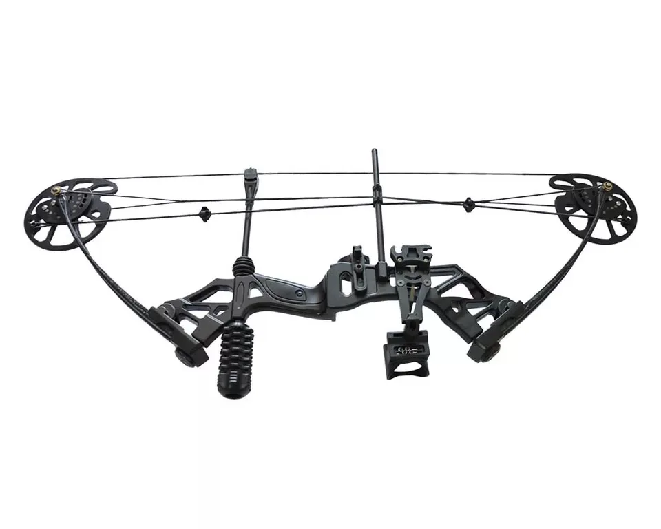 Conjuntos de arco y flecha de polea compuesta 30-70 lbs arco ajustable caza deportes al aire libre caza - 6