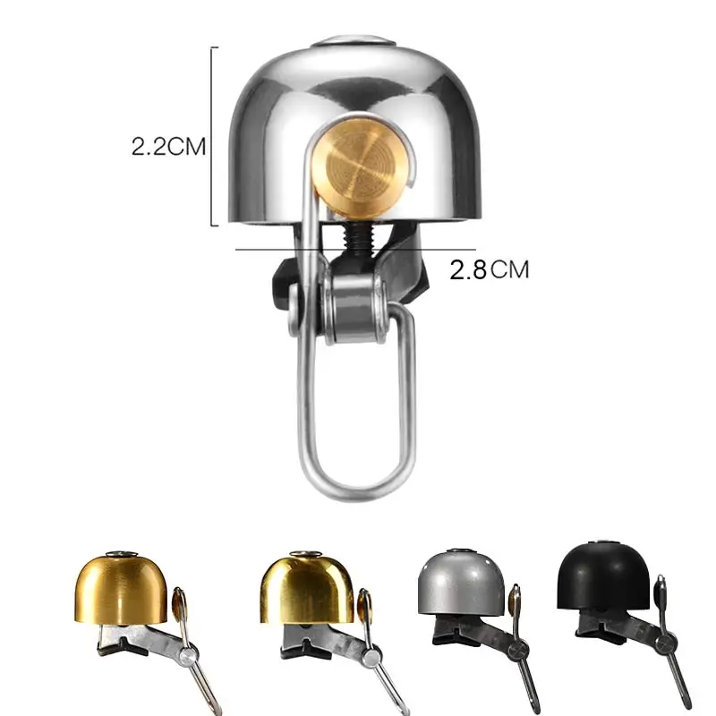 

Shark Tiger 22*28mm Bicycle Ring Bell Retro Ring Bell Mountain Bike Horn Bicycle Bell Mountain Bike Cycling Remind Bells