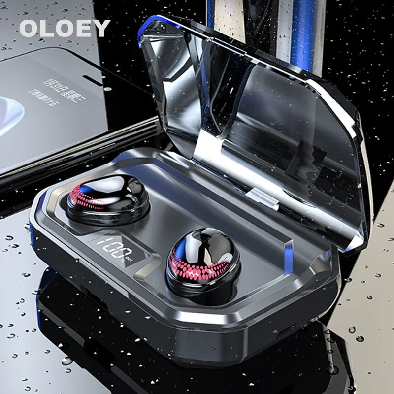 OLOEY 3300mAh X10 TWS 9D стерео беспроводные Bluetooth 5 0 наушники IPX7 водонепроницаемые