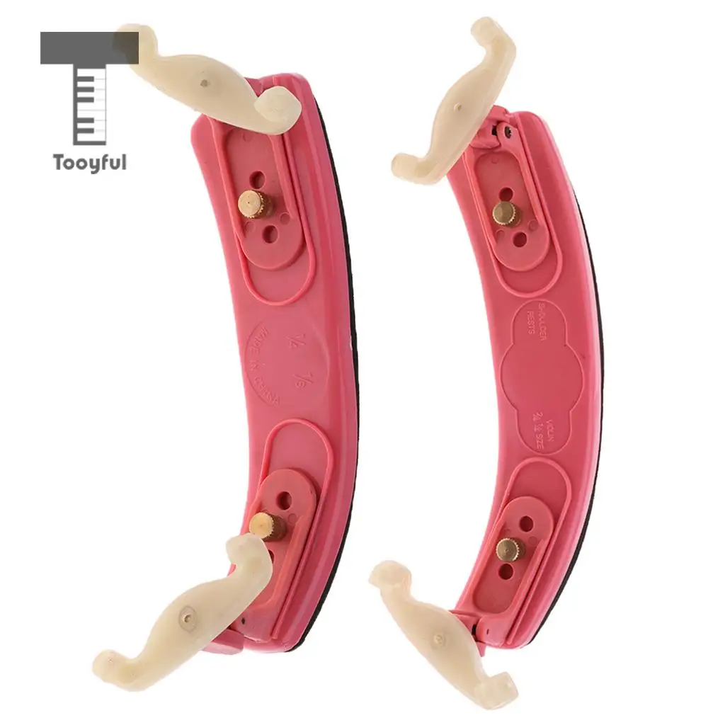 2pcs Violin Shoulder Rest Musical Support for 1/2 1/4 1/8 Size Violins