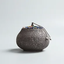 PINNY 650 мл окалина глазурь керамическая банка чай в японском стиле хранения чай церемонии аксессуары высокого качества банки с крышкой