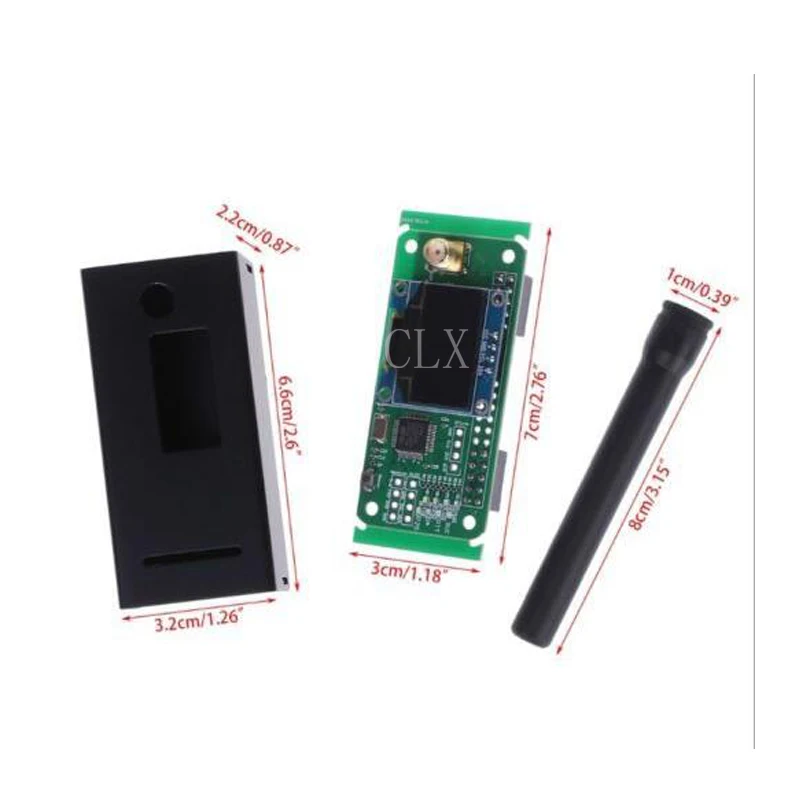 MMDVM цифровой голосовой модем Raspberry Pi Zero Hotspot Плата расширения RTQ P25 DMR D-STAR C4FM YSF для Raspberry Pi Zero W+ чехол