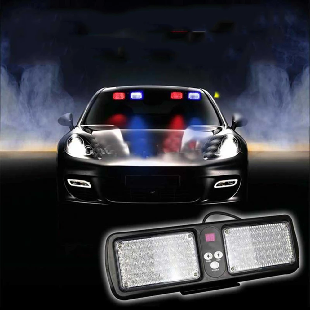 super bright 86led red and white car truck emergency red and white emergency lights