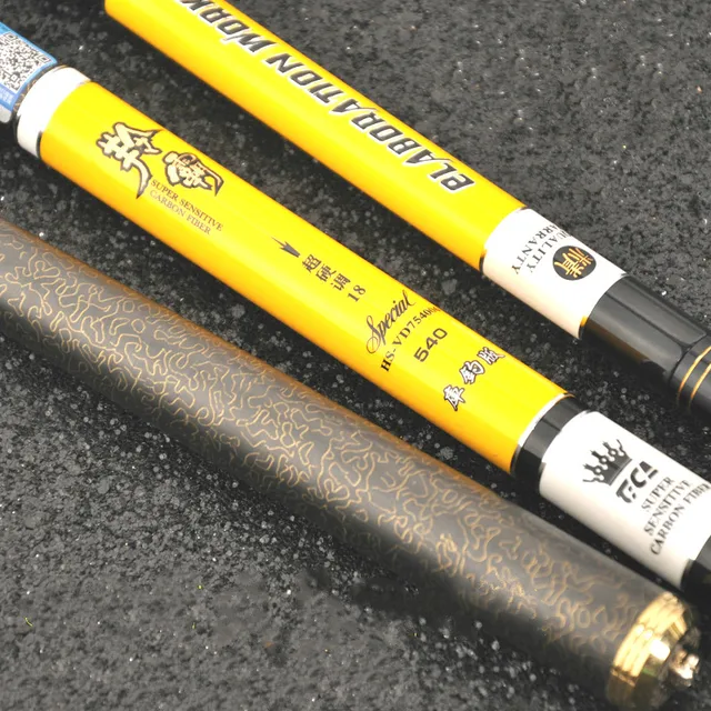 Best price at $492 Cheap New popular 1 pcs/Lot ultra light hard carbon material 4.5//5.4/6.3/7.2 m Taiwan fishing rod carp pole