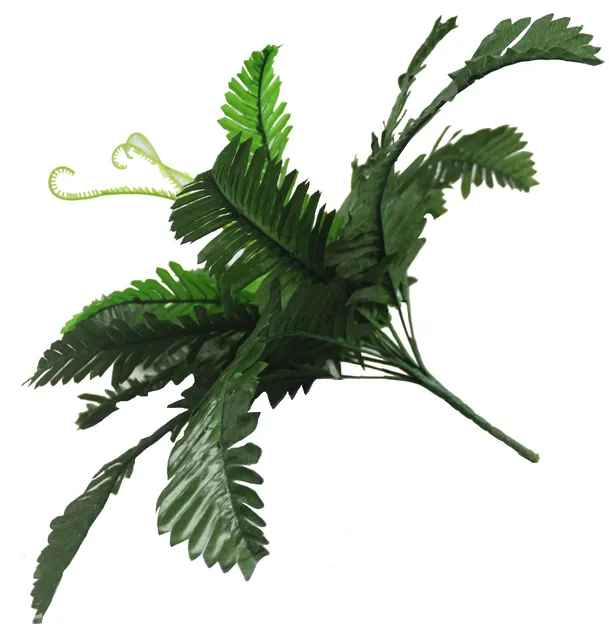 Buy Green Artificial Tree Leaves Bouquet Fake Plants For Home Decoration Iron
