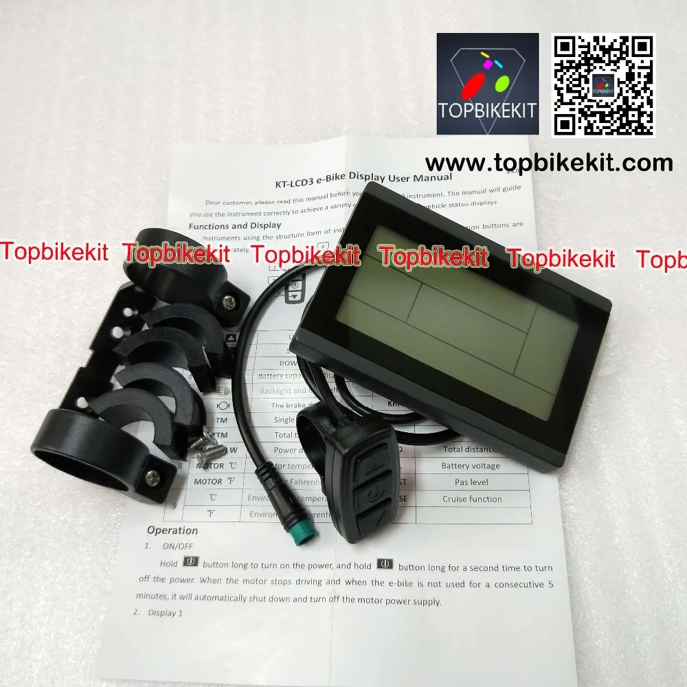 Sale KT LCD3 Ebike LCD display 24V / 36V / 48V KT-LCD3 Display with Julei 5pins waterproof connecor / KT display ebike display meter 4 Sale KT LCD3 Ebike LCD display 24V / 36V / 48V KT-LCD3 Display with Julei 5pins waterproof connecor / KT display ebike display meter 4