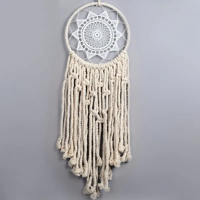 

Manual Ropes Fringed Dream Catcher Traditional Handmade Dreamcatcher Babies & Girls' Bedroom Wall Hanging Ornament Dream Catcher