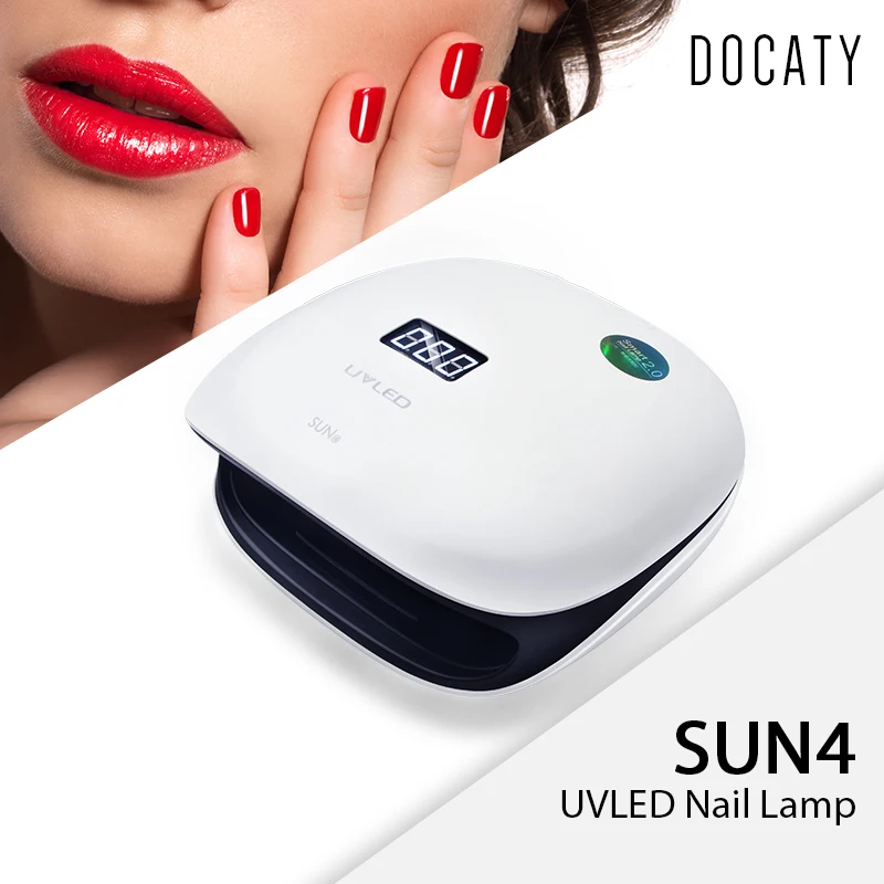 

Docaty 48W UV Lamp Nail Polish Dryer Sun4 36 LEDs Light Gel Curing Nail Art Dryer Manicure Machine Hybrid Nail Lamp