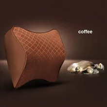 Подушка для автомобиля, внутреннее сиденье, подголовник, поддержка шеи, отдых, пена памяти, удобный подголовник, Стайлинг автомобиля