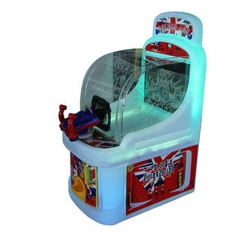 

coin operated amusement kids toy ball shoot game machine