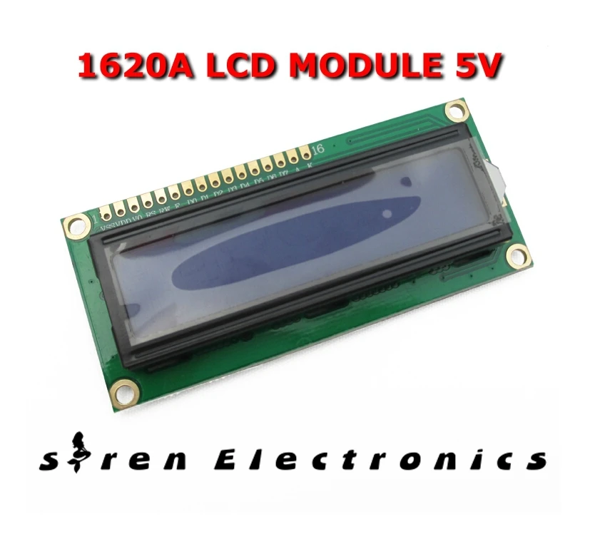 

1 pcs x 1602A NO BRAND 5V Blue Backlight White Character 16*2 Lines White Character LCD module LCD1602A FREE SHIPPING!