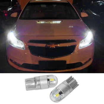 

2PCS T10 LED W5W 194 168 Parking Bulb Auto Wedge Clearance Lamp For Chevrolet Cruze Captiva Lacetti Aveo Orlando Car Accessories
