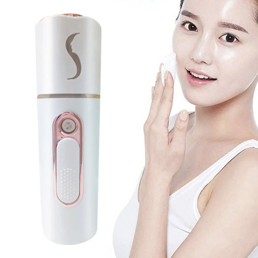 

Facial Steamer Sprayer USB Rechargeable Handy Nano-Spray Mist Face Moisturize Hydrating Device Beauty Instrument