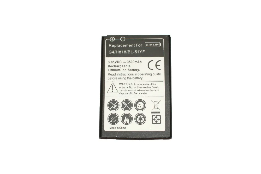 Ciszean 3500 мА/ч BL-51YF литийионный Аккумулятор для Батарея LG G4 H818 H818N VS999 F500 F500S F500K F500L H815 |