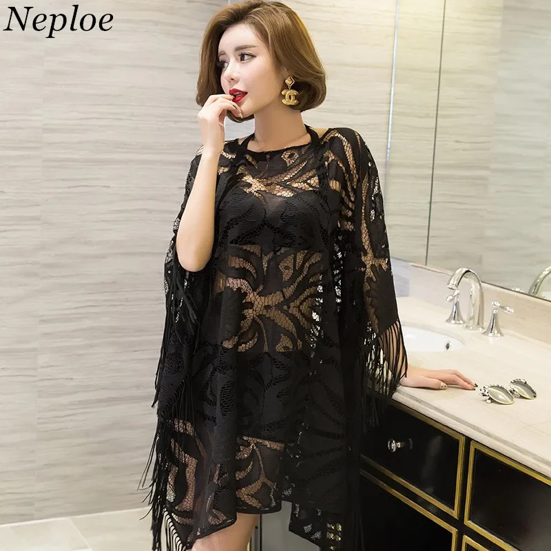 Neploe Sexy Push up Lace Bikini Set Korean New Arrivals Patchwork Solid