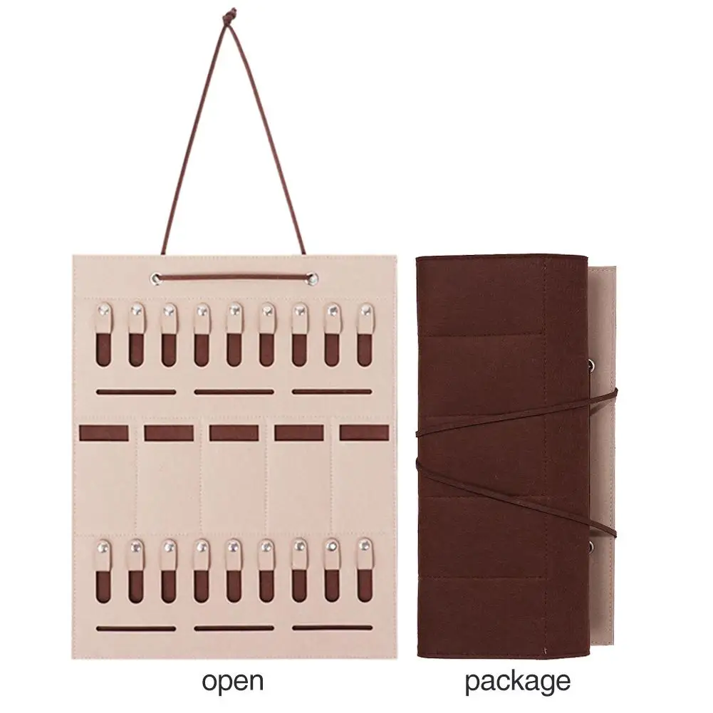 Multi-Functional Jewelry Organizer Sunglasses Hanging Bag Compartment Bag For Earring Necklaces Bracelets Rings