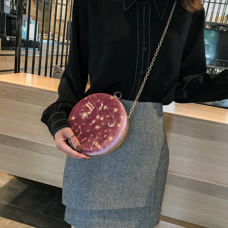 Женская сумка через плечо Bolsos круглая 2019|Сумки с ручками| |