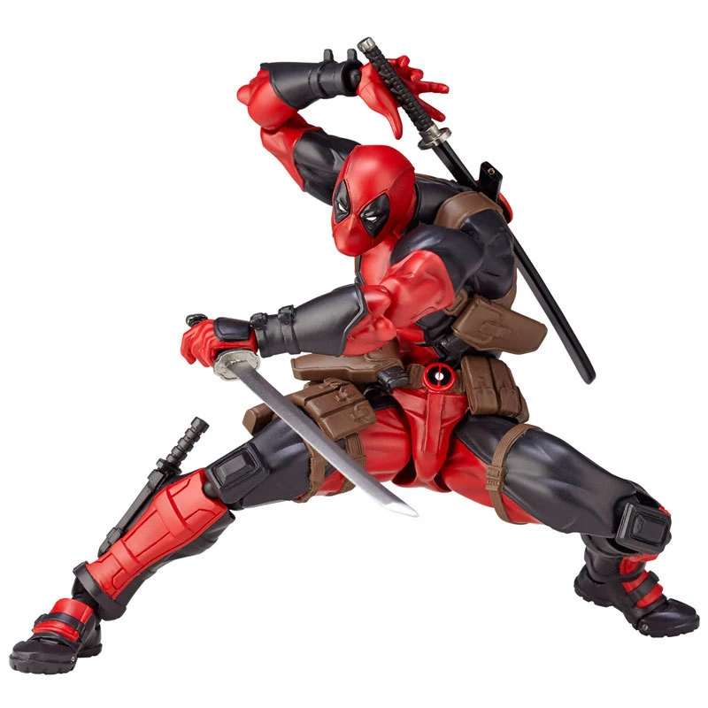 Yamaguchi Revoltech Deadpool NO.001 Action Figure Collectible Toy For Kids