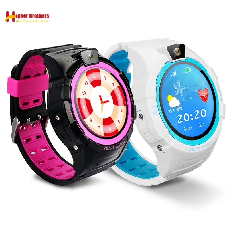 IP67 Waterproof Smart Kids Watch with Camera GPS WIFI Location Child Students SOS Call Anti-Lost Monitor Tracker Baby Smartwatch
