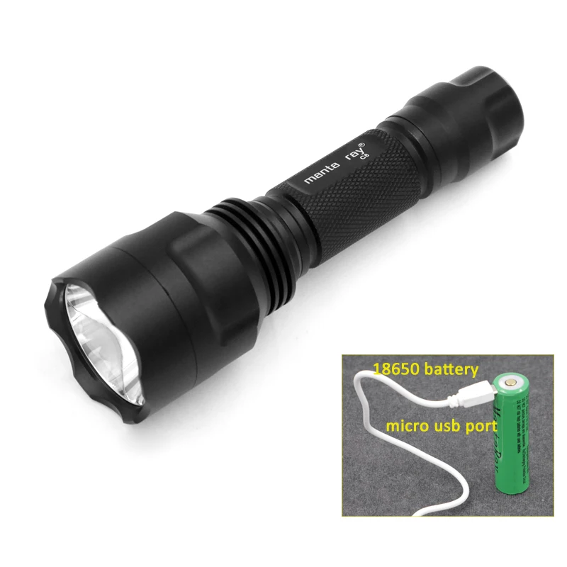 Светодиодный фонарик Manta Ray C8 Cree XM-L2 XML2 U3 10 Вт 1 режим 3 режима 5 режимов с