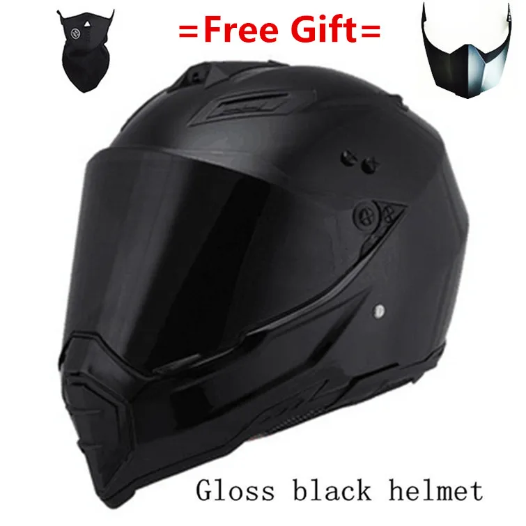 Casque de moto de course de vélo, noir brillant, pour vtt, motocross, vtt, descente, vtt, DH, accessoires de S, M, L, XL et XXL, offre spéciale | AliExpress
