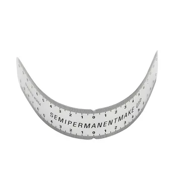 

hot sale Microblading Reusable Makeup Brow Measure Eyebrow Guide Ruler Permanent Tools #30