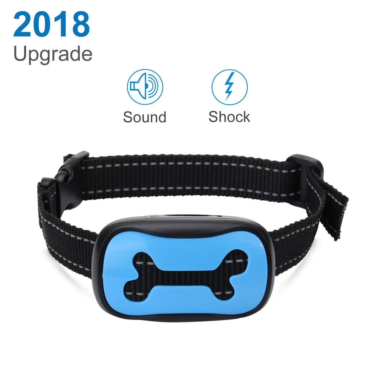 

2018 Upgrade Dog Rechargeable Anti Bark Collar Adjustable 7 Sensitivity Levels Vibration Stop Barking Dog Training Collars