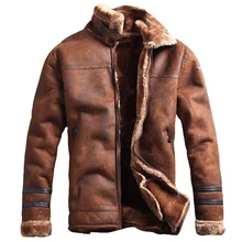Русский стиль, зимние мужские меховые пальто из искусственного меха, толстые бархатные мужские пальто, уличная одежда, мужские кожаные куртки из искусственного меха, бархатные