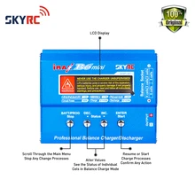 Original Skyrc imax B6 Mini RC Helicopte Quadcopter Nimh/Li-po RC Batteries Balance Charger/Discharger XT60 Parallel Adapter