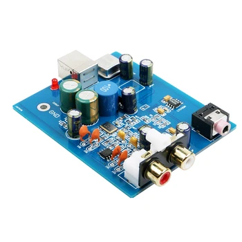 

K.GuSS SA9023 ES9018K2M MINI HIFI Audio DAC Decoder Sound Card Board Support 24bit 96K