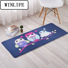 Winlife прекрасный мультфильм Стиль дома коврик коврики Противоскользящие коврики для Спальня/Кухня/отель/Ванная комната прикроватные коврики моющиеся коврики