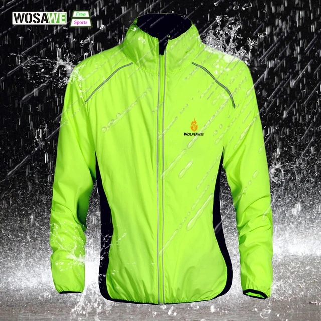 US $16.46 WOSAWE Windproof Cycling Jackets Sports Coat Waterproof Breathable Reflective Riding Clothing MTB B